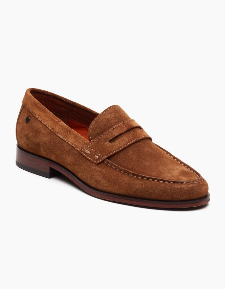 Base London SLATE Mens Loafer Shoes Camel