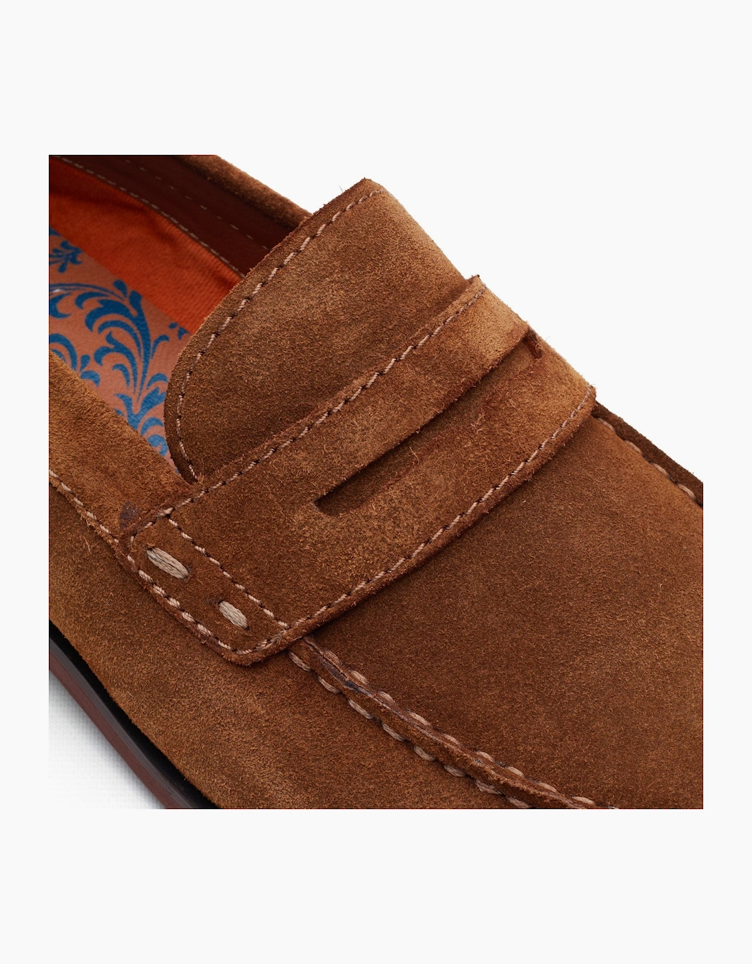 Base London SLATE Mens Loafer Shoes Camel