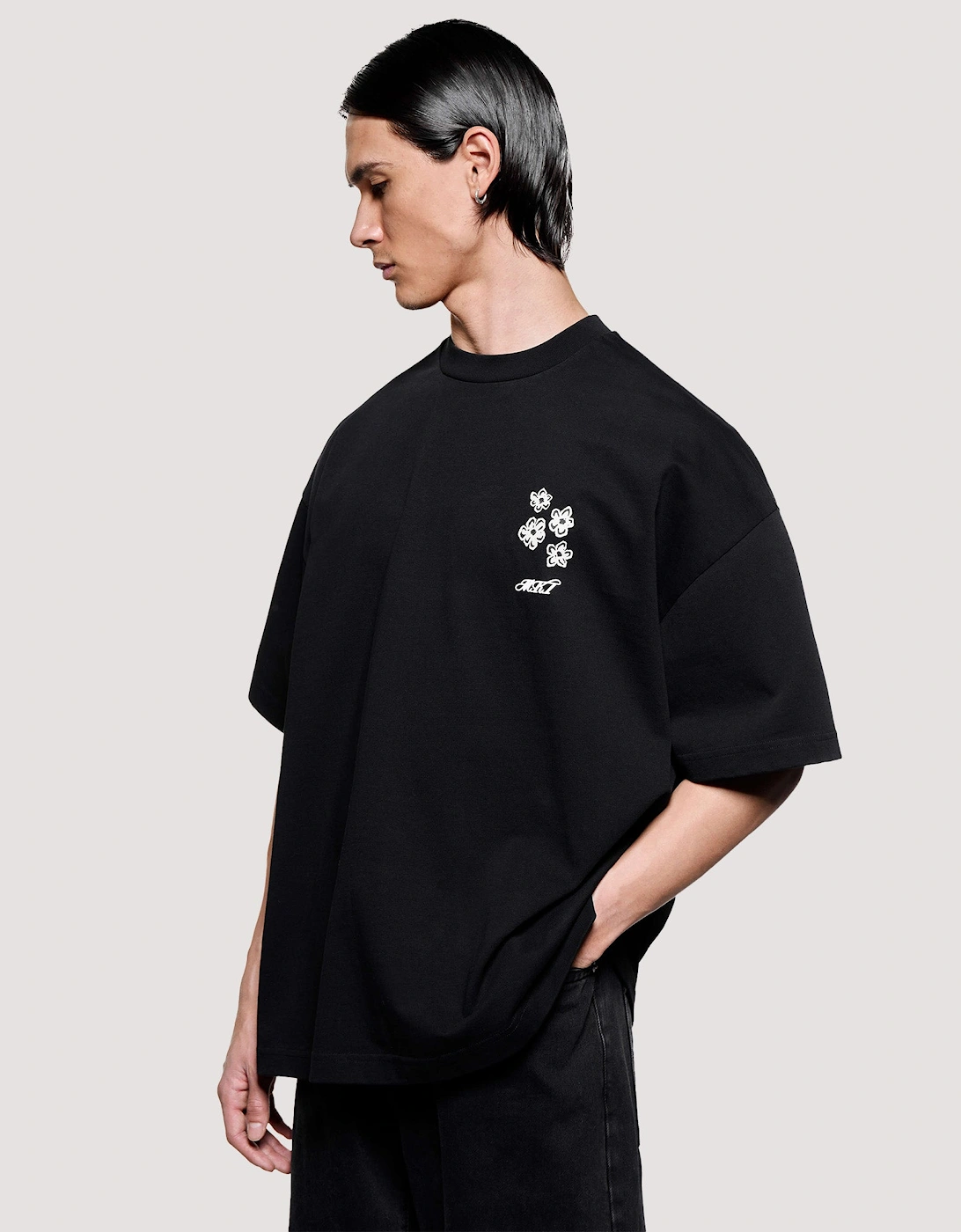 Box Fit Hibiscus T-Shirt