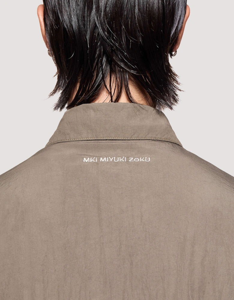 Box Fit Garment Dye Overshirt