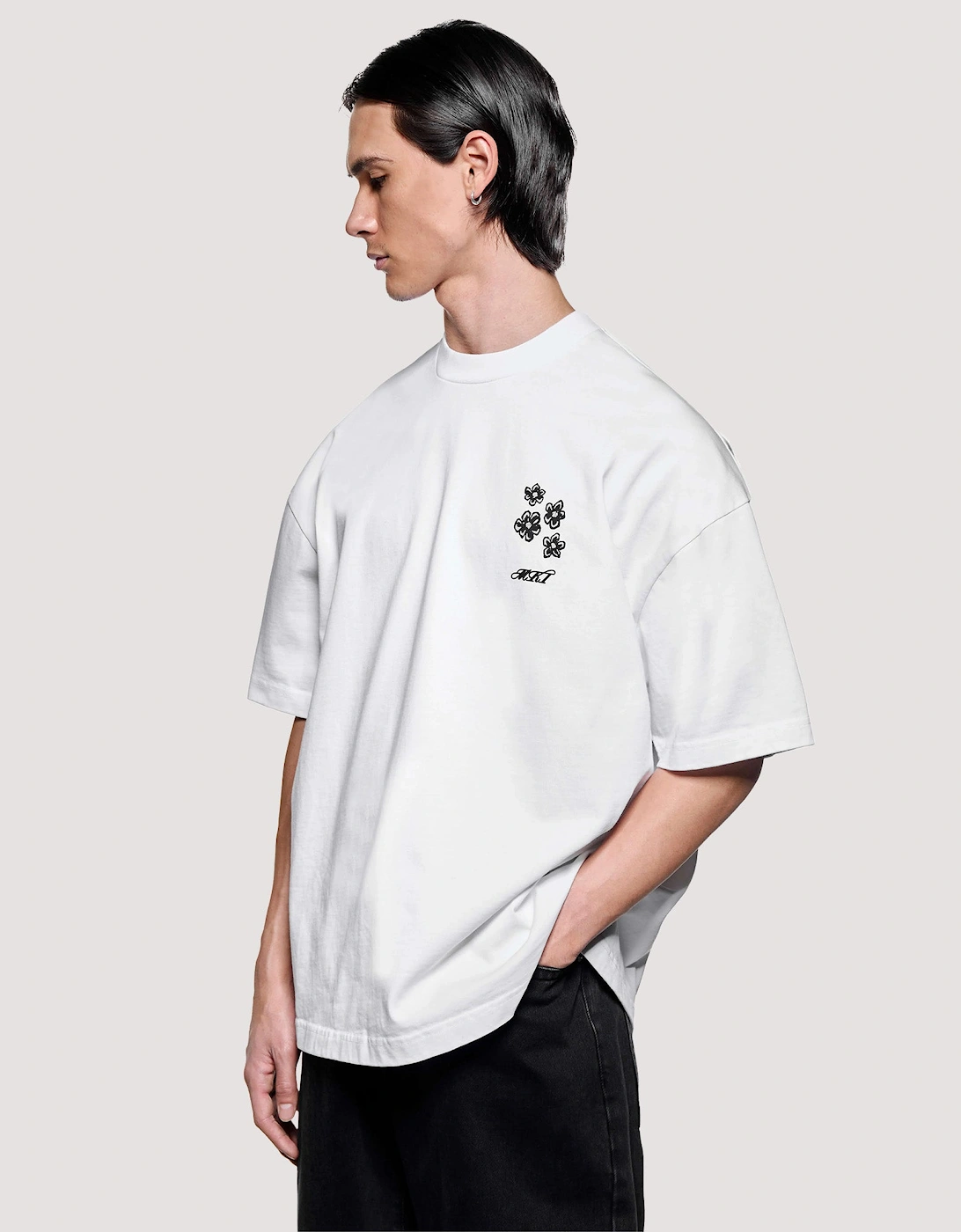Box Fit Hibiscus T-Shirt