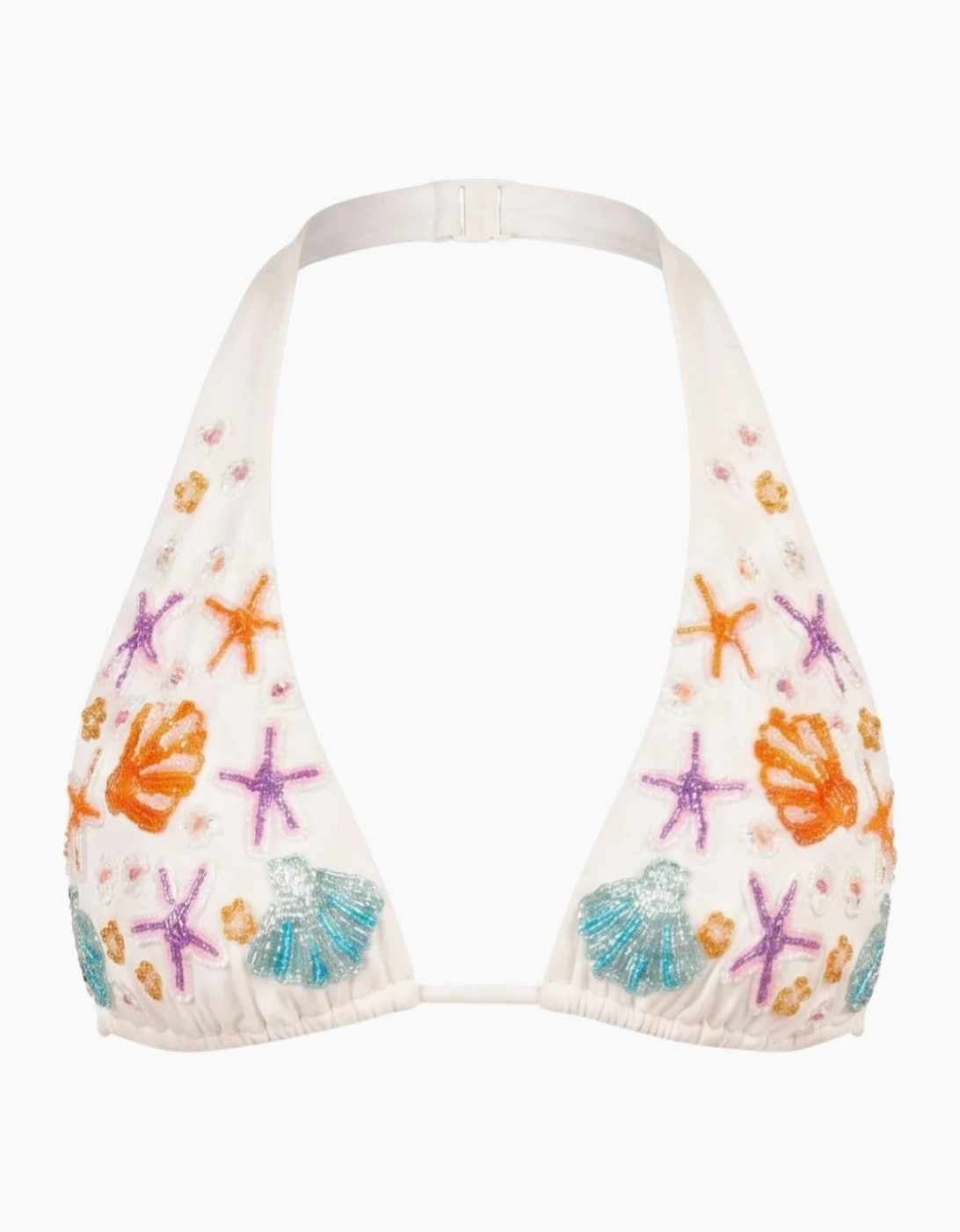 Scarlett Hand Embroidered Luxe Bikini Top