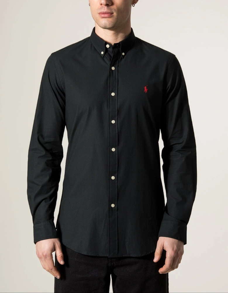 Slim Fit Stretch Poplin Shirt