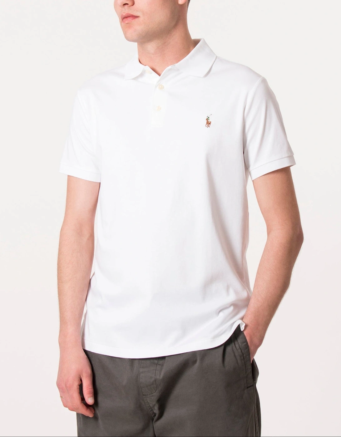 Custom Slim Fit Interlock Polo Shirt