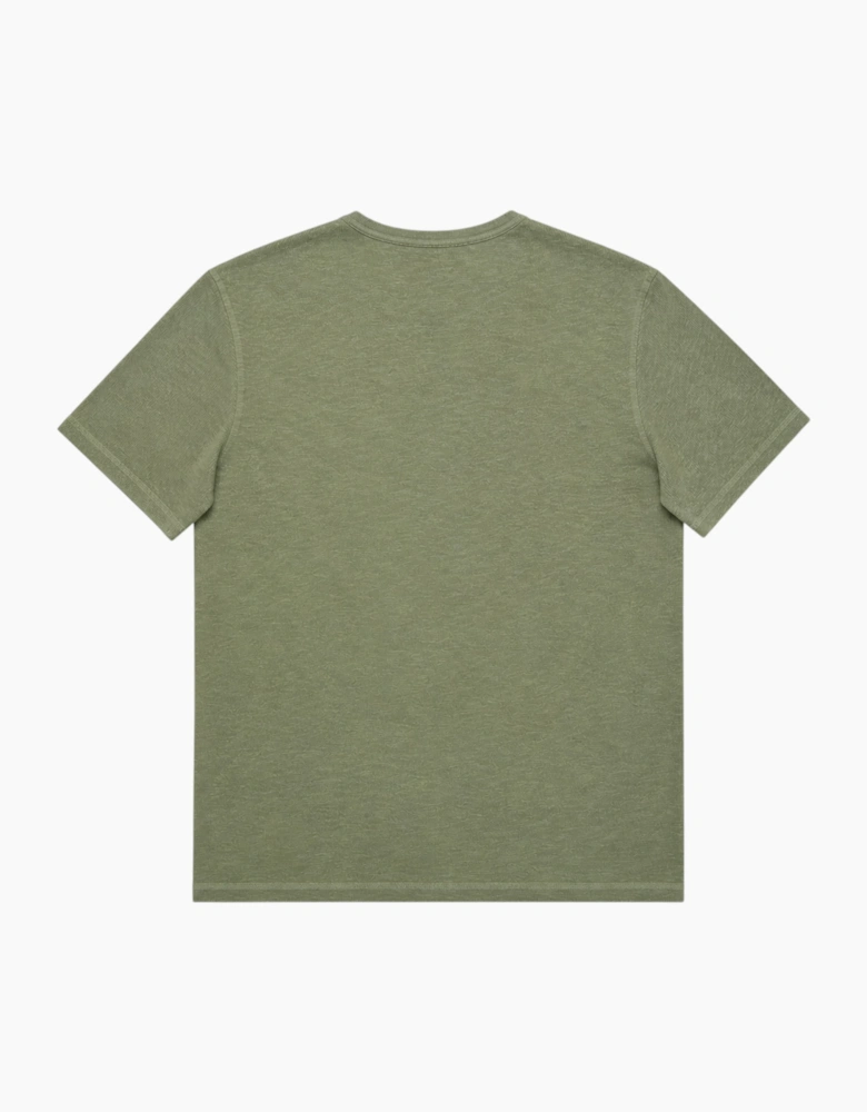 AllSaints Esum Mens T Shirts Waffle Texture Crew Neck Short Sleeve Summer Tee