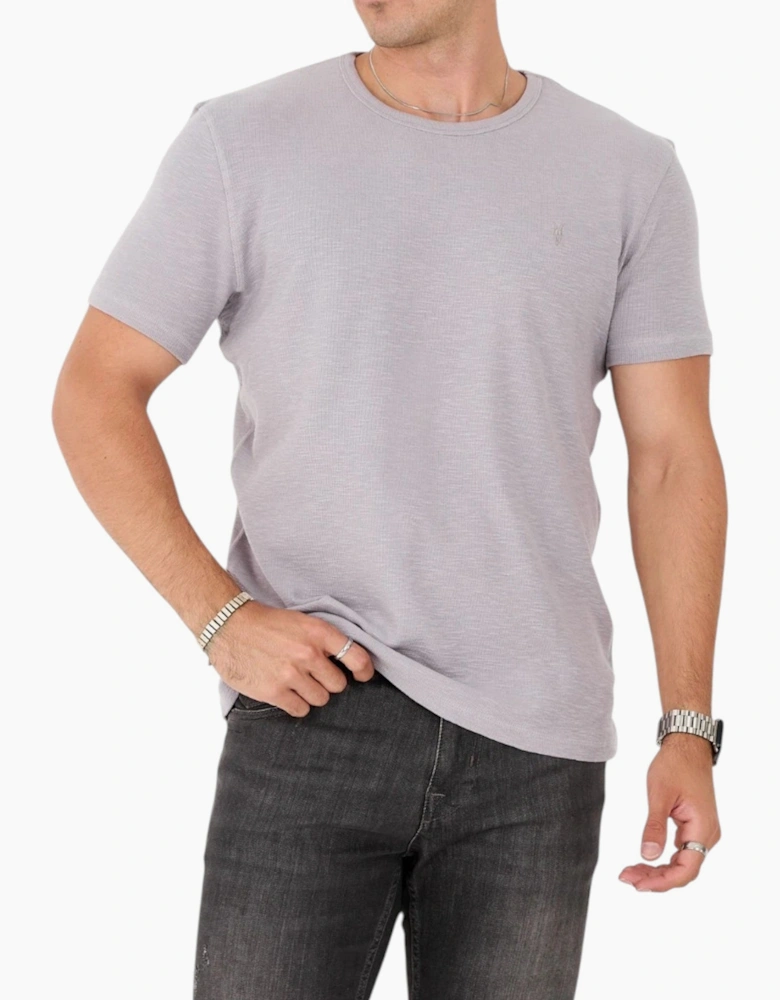 AllSaints Esum Mens T Shirts Waffle Texture Crew Neck Short Sleeve Summer Tee