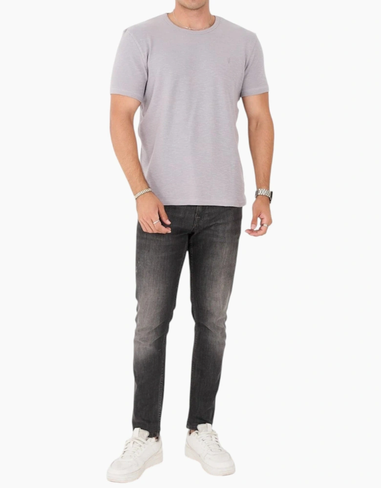 AllSaints Esum Mens T Shirts Waffle Texture Crew Neck Short Sleeve Summer Tee