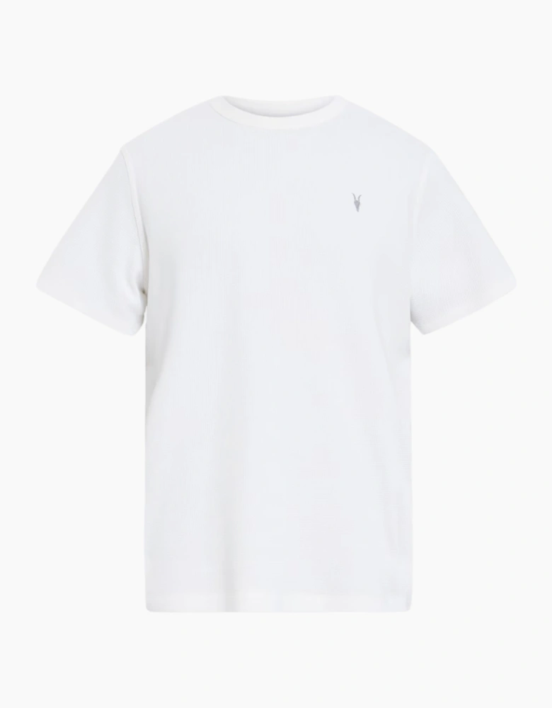 AllSaints Esum Mens T Shirts Waffle Texture Crew Neck Short Sleeve Summer Tee