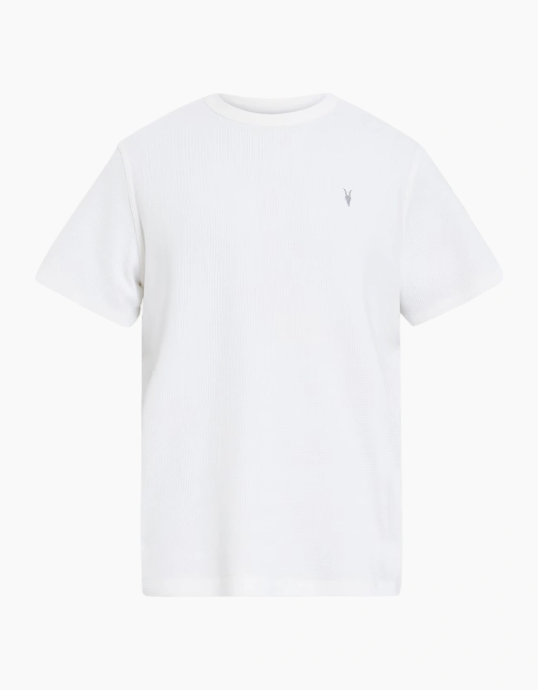 AllSaints Esum Mens T Shirts Waffle Texture Crew Neck Short Sleeve Summer Tee
