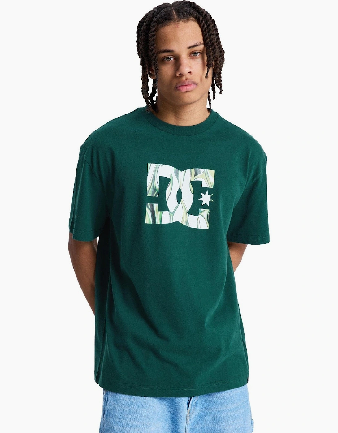DC Shoes Mens Star Filled Short Sleeve T-Shirt, 2 of 1