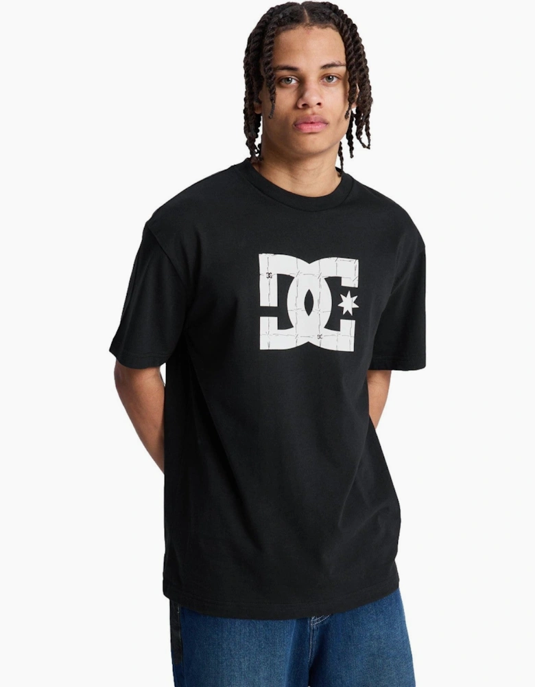 DC Shoes Mens Star Filled Short Sleeve T-Shirt