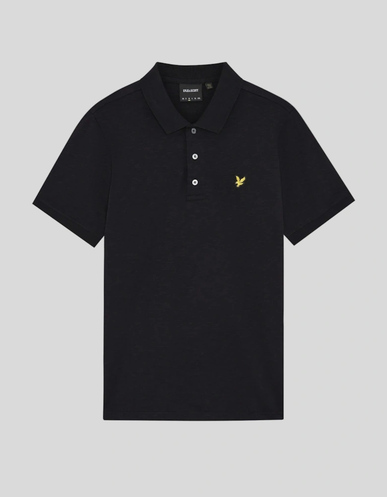 Fine Cotton Slub Polo Shirt
