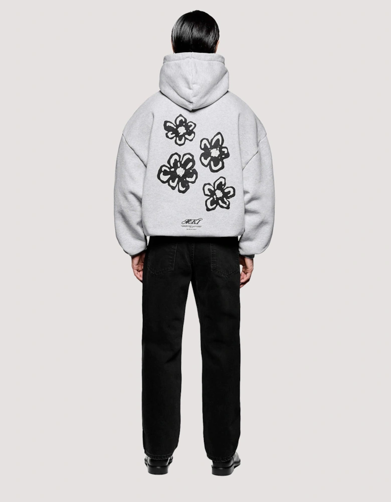 Box Fit Hibiscus Hoodie