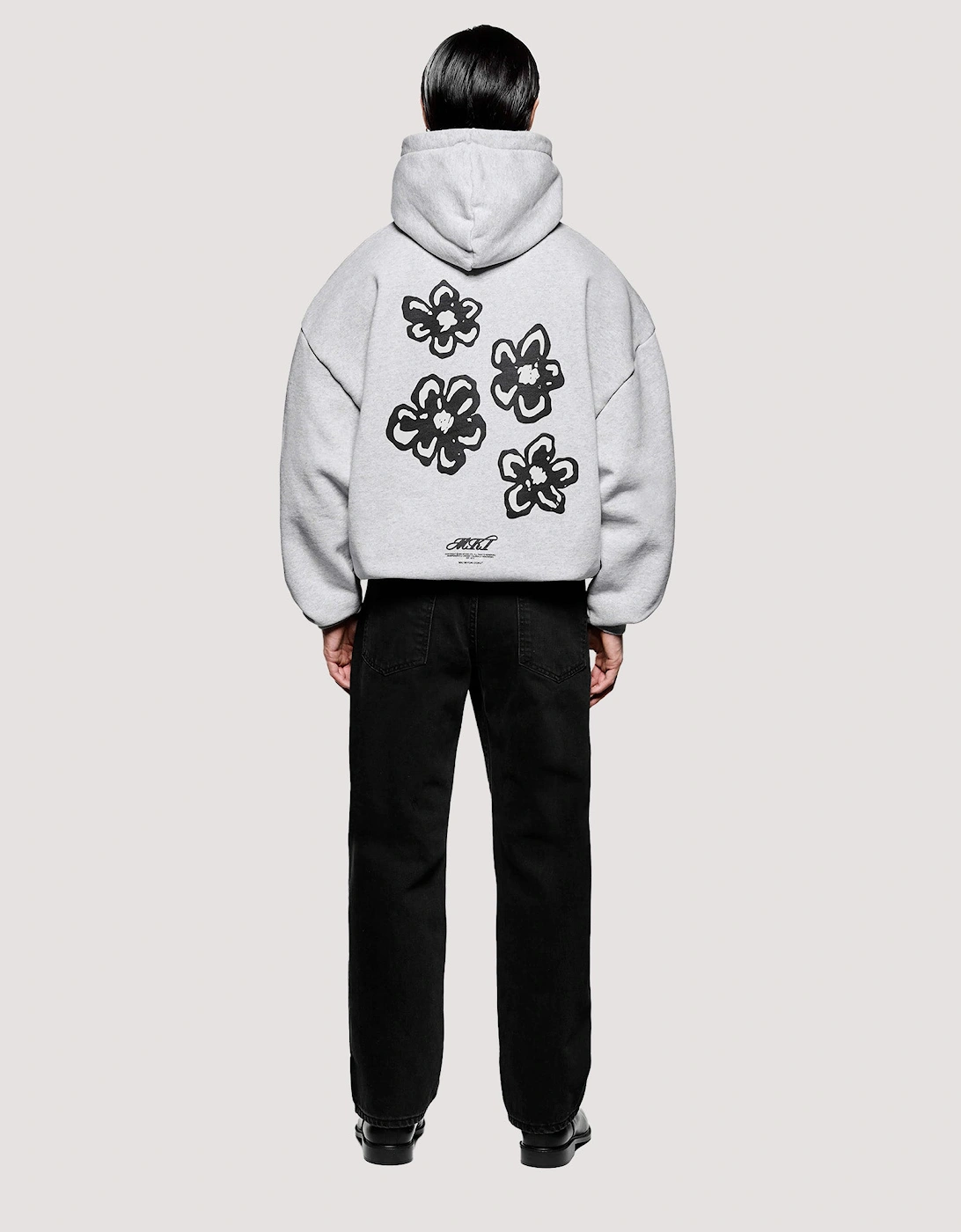 Box Fit Hibiscus Hoodie