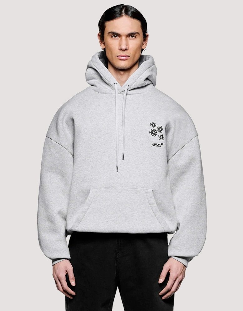 Box Fit Hibiscus Hoodie