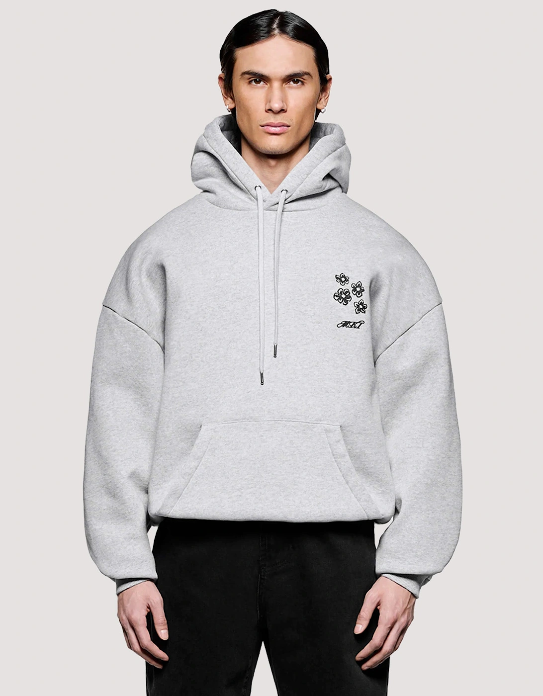 Box Fit Hibiscus Hoodie