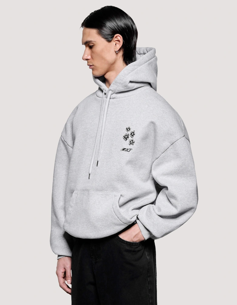 Box Fit Hibiscus Hoodie