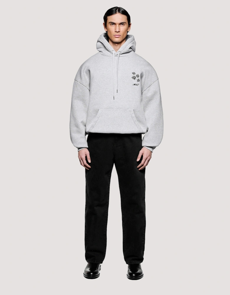 Box Fit Hibiscus Hoodie