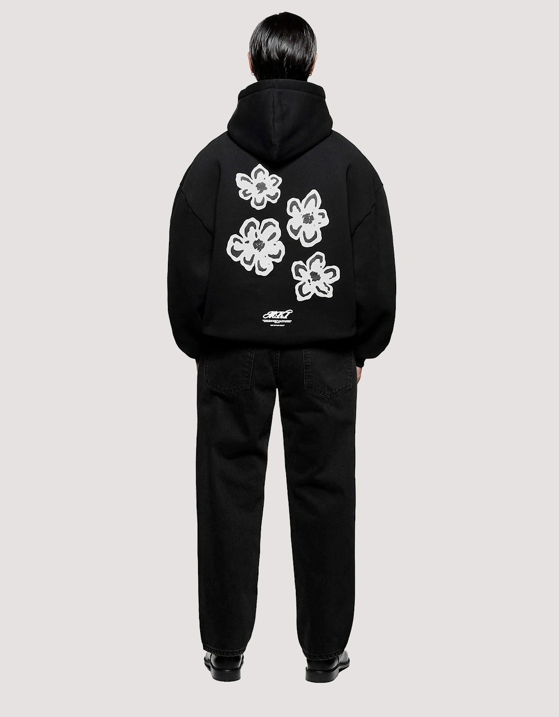 Box Fit Hibiscus Hoodie
