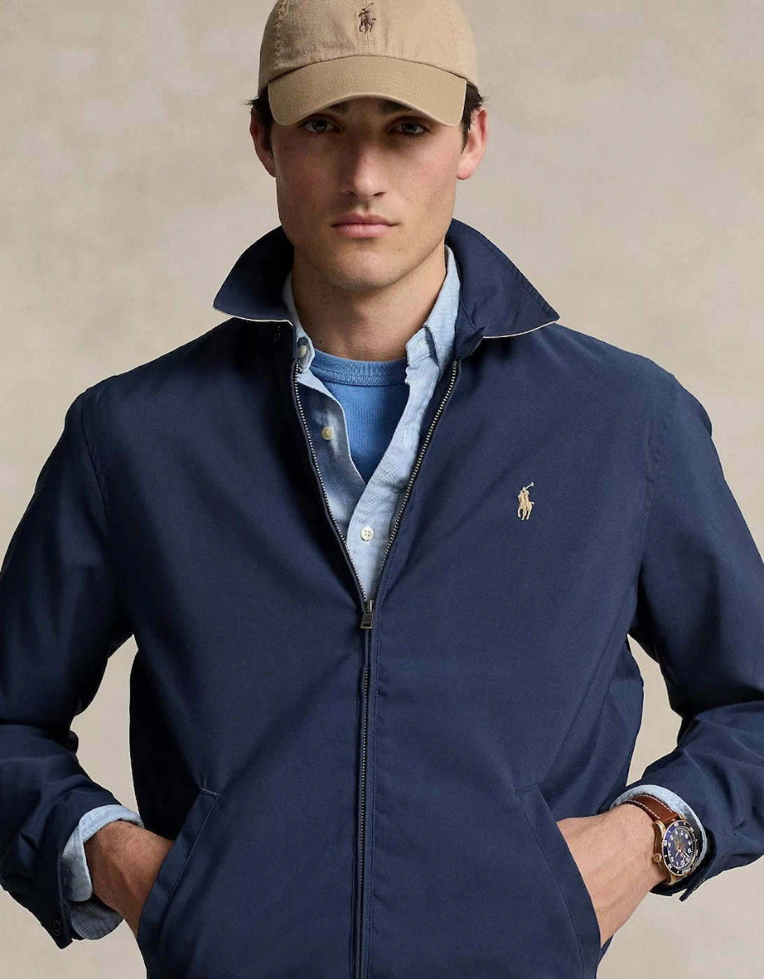 Polo Ralph Lauren BI Swing Windbreaker Jacket 001 Refined Navy