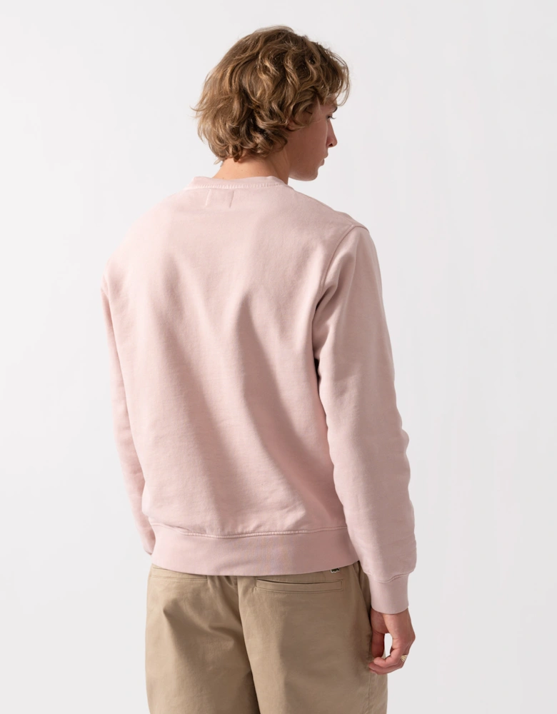 Colorful Standard Mens Classic Organic Crew Neck Sweatshirt - Faded Pink