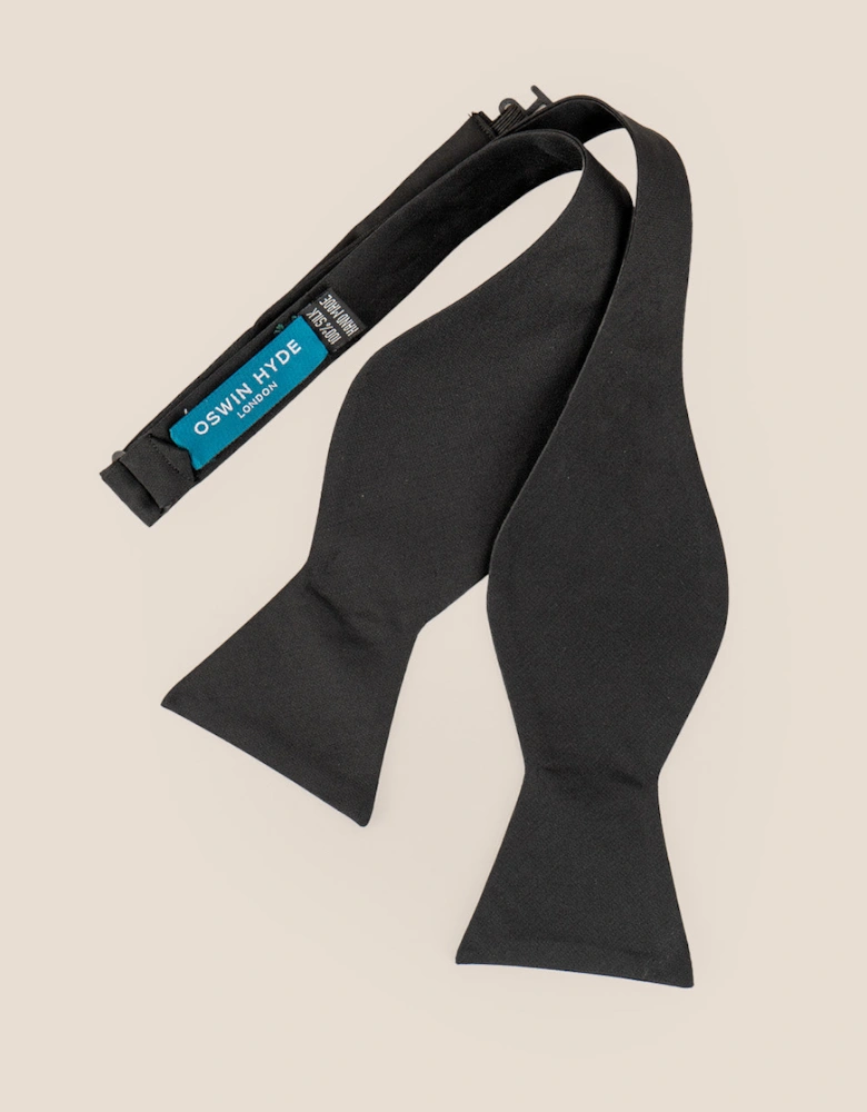 Black Silk Bow Tie