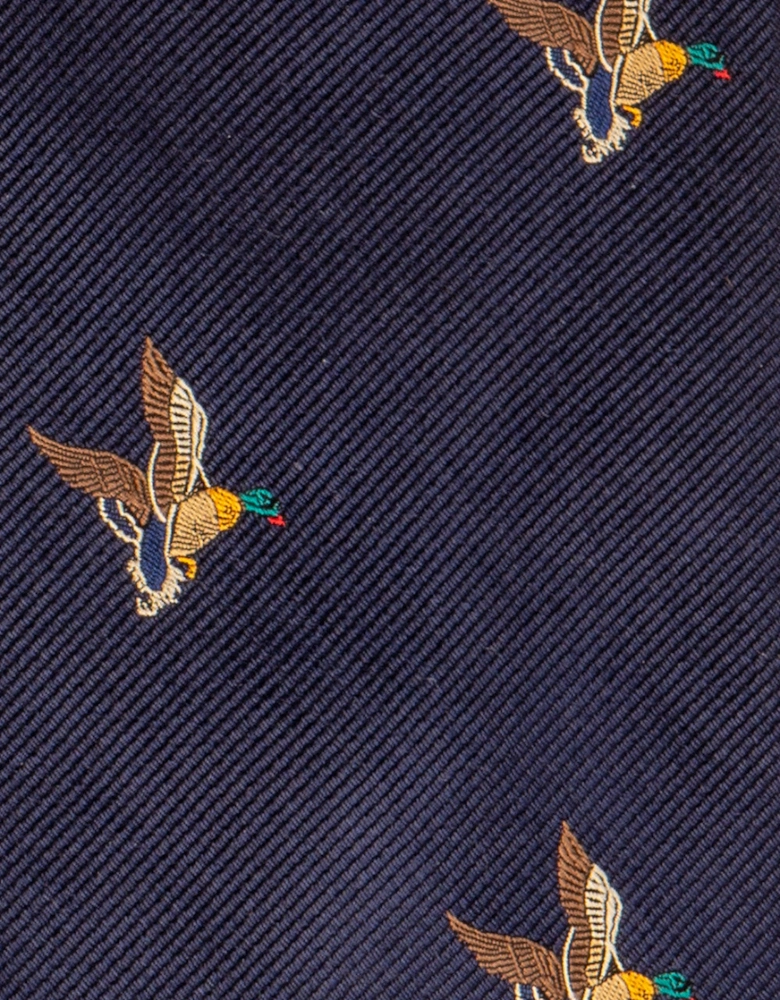 Mallard Navy Silk Tie