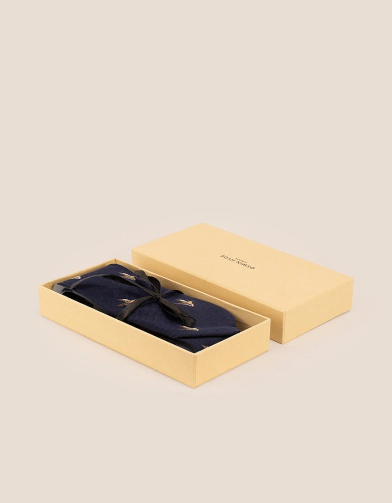 Mallard Navy Silk Tie