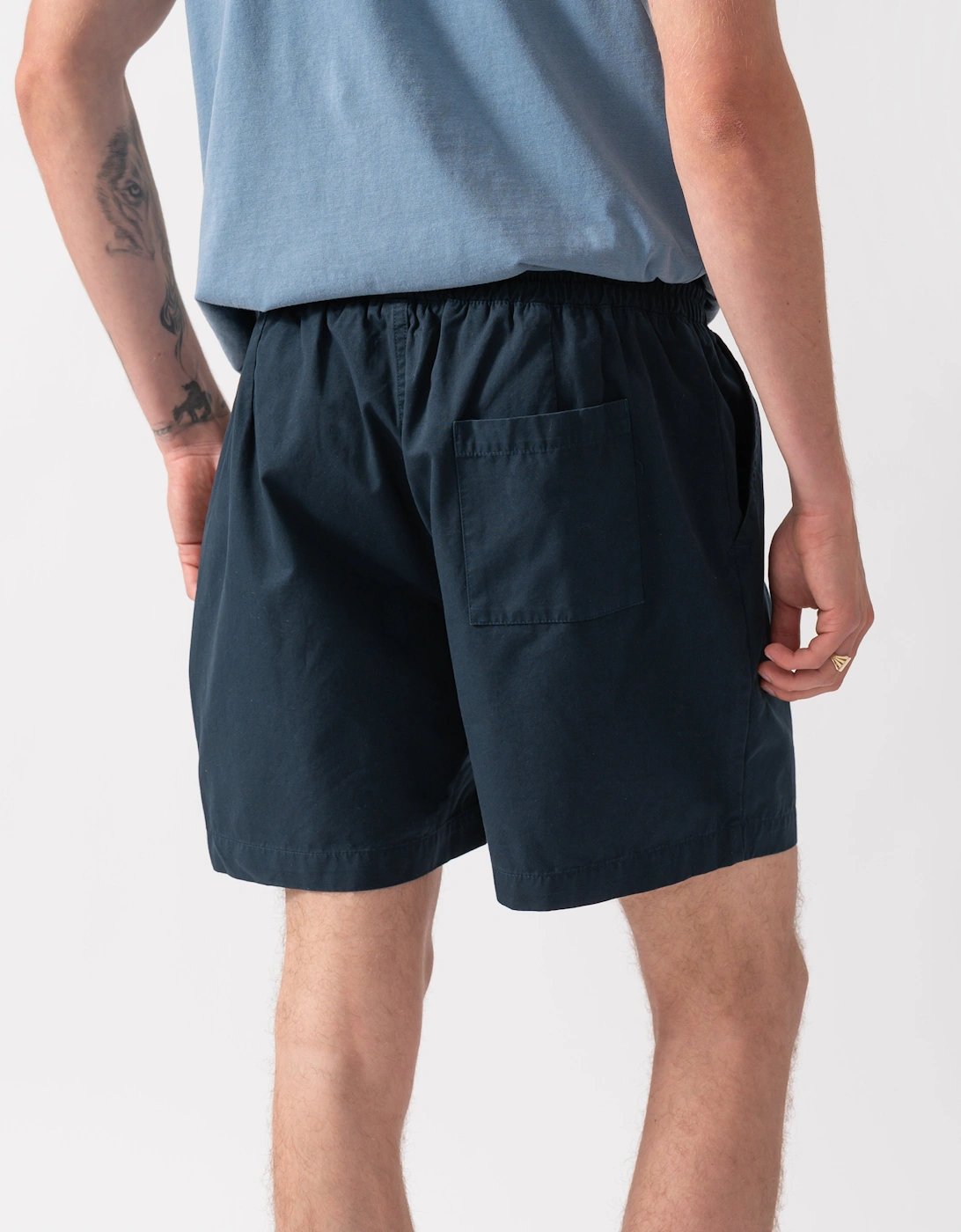 Colorful Standard Organic Twill Shorts - Navy Blue