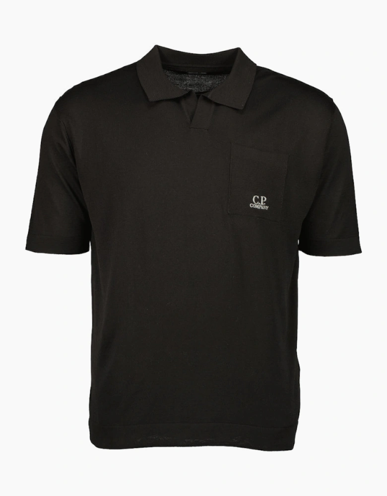 Knitted Pocket Logo Polo