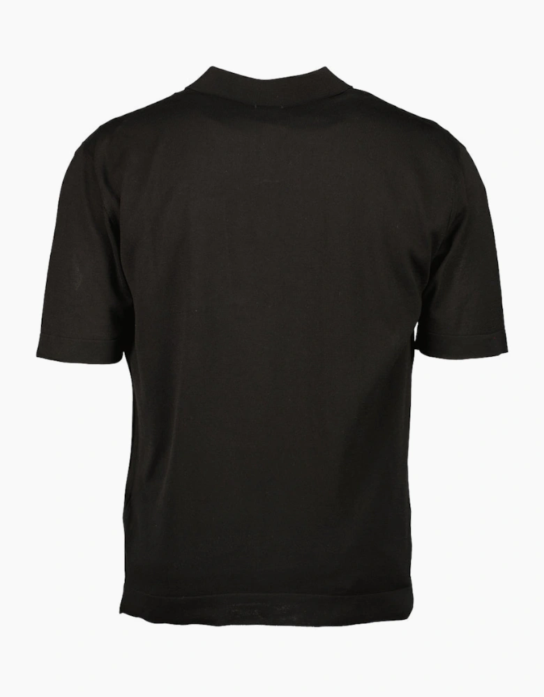 Knitted Pocket Logo Polo