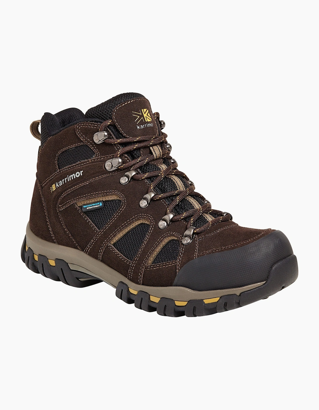 Karrimor Mens Bodmin Mid 4 Weathertite Suede Walking Boots, 2 of 1