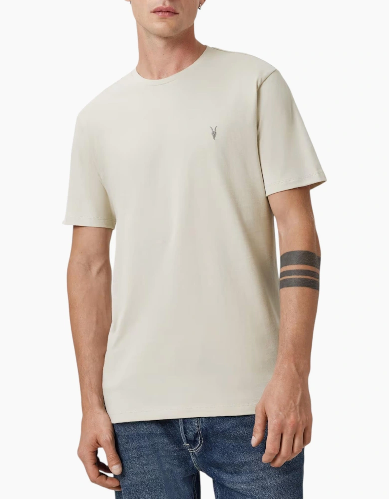 AllSaints Mens T Shirts Lycra Stretch Cotton Crew Neck Short Sleeve Summer Tee