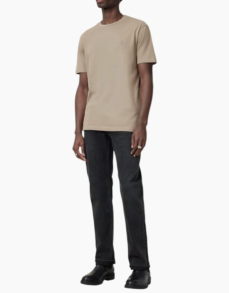 AllSaints Mens T Shirts Lycra Stretch Cotton Crew Neck Short Sleeve Summer Tee