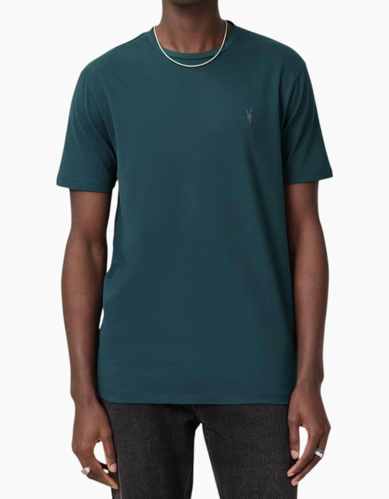 AllSaints Mens T Shirts Lycra Stretch Cotton Crew Neck Short Sleeve Summer Tee