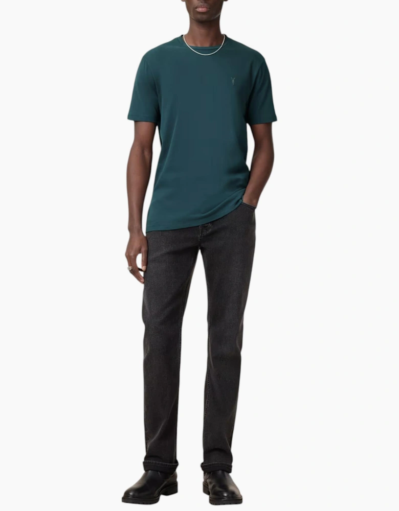 AllSaints Mens T Shirts Lycra Stretch Cotton Crew Neck Short Sleeve Summer Tee