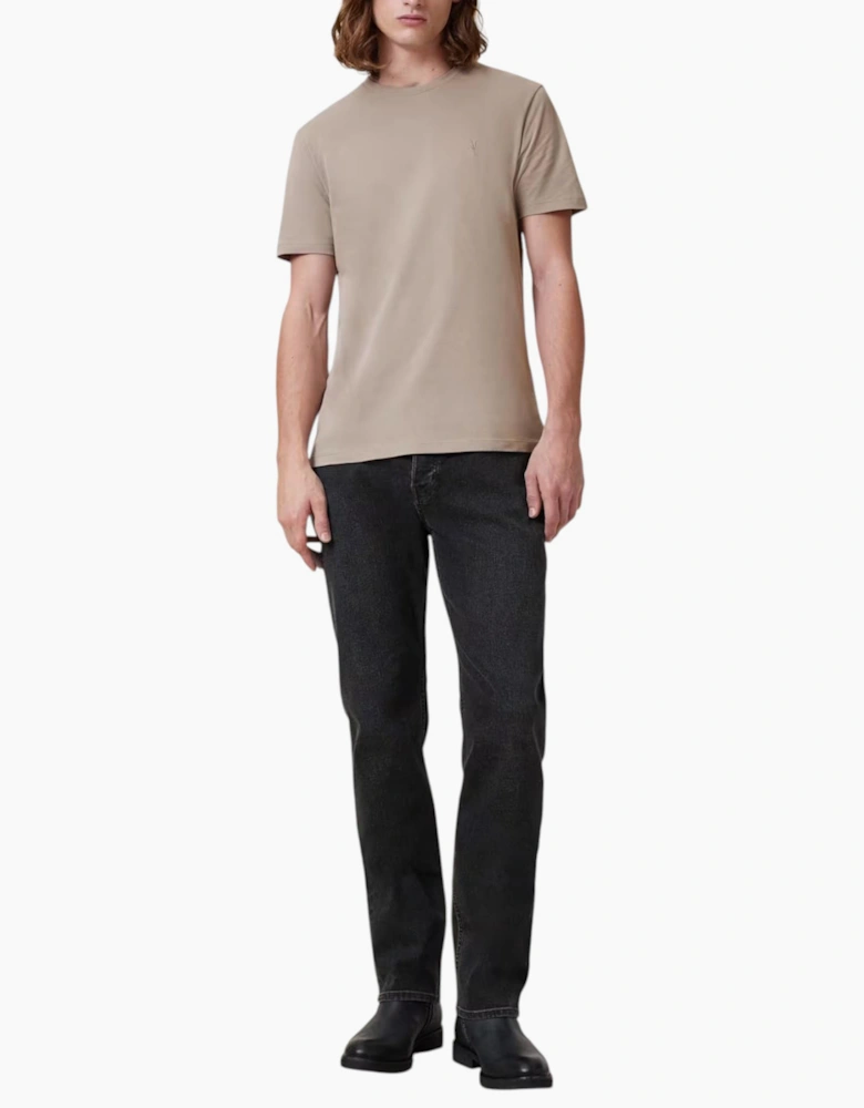 AllSaints Mens T Shirts Lycra Stretch Cotton Crew Neck Short Sleeve Summer Tee