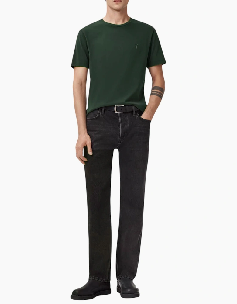AllSaints Mens T Shirts Lycra Stretch Cotton Crew Neck Short Sleeve Summer Tee