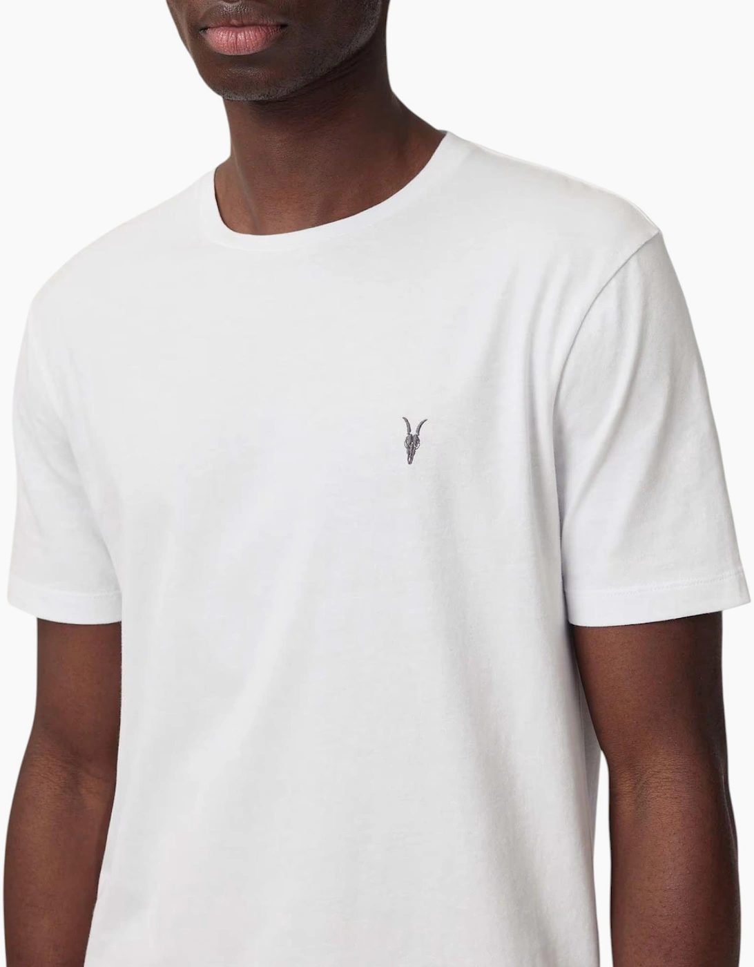 AllSaints Mens T Shirts Lycra Stretch Cotton Crew Neck Short Sleeve Summer Tee