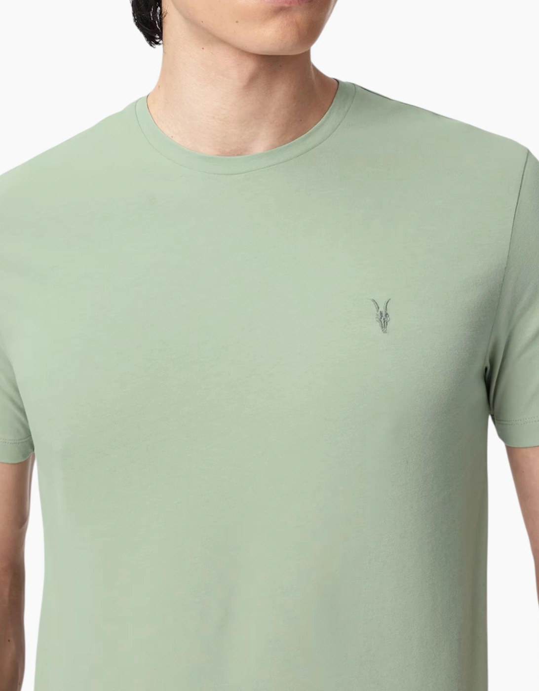 AllSaints Mens T Shirts Lycra Stretch Cotton Crew Neck Short Sleeve Summer Tee
