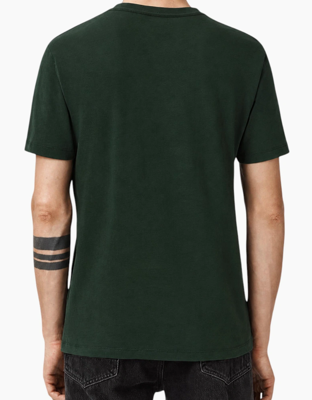 AllSaints Mens T Shirts Lycra Stretch Cotton Crew Neck Short Sleeve Summer Tee