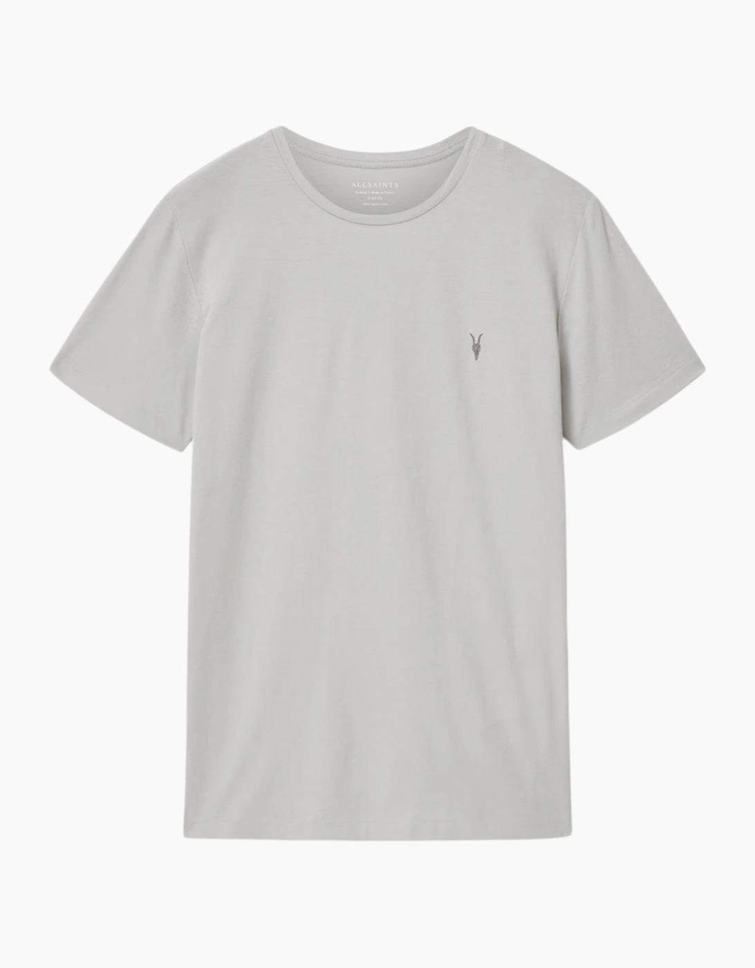 AllSaints Mens T Shirts Lycra Stretch Cotton Crew Neck Short Sleeve Summer Tee
