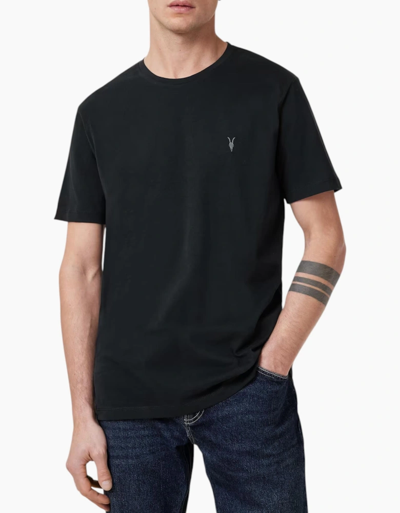 AllSaints Mens T Shirts Lycra Stretch Cotton Crew Neck Short Sleeve Summer Tee