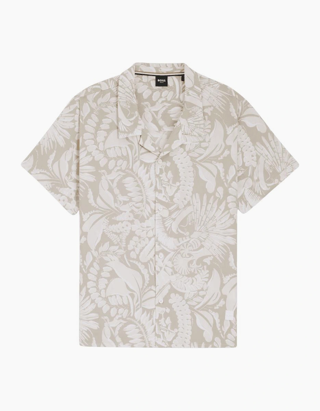 Straight Fit Patterned Beach Shirt, 4 of 3