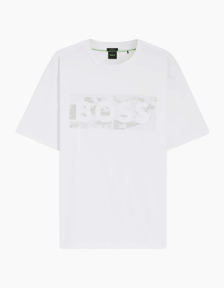 TS_ Globe Graphic Logo White T-Shirt