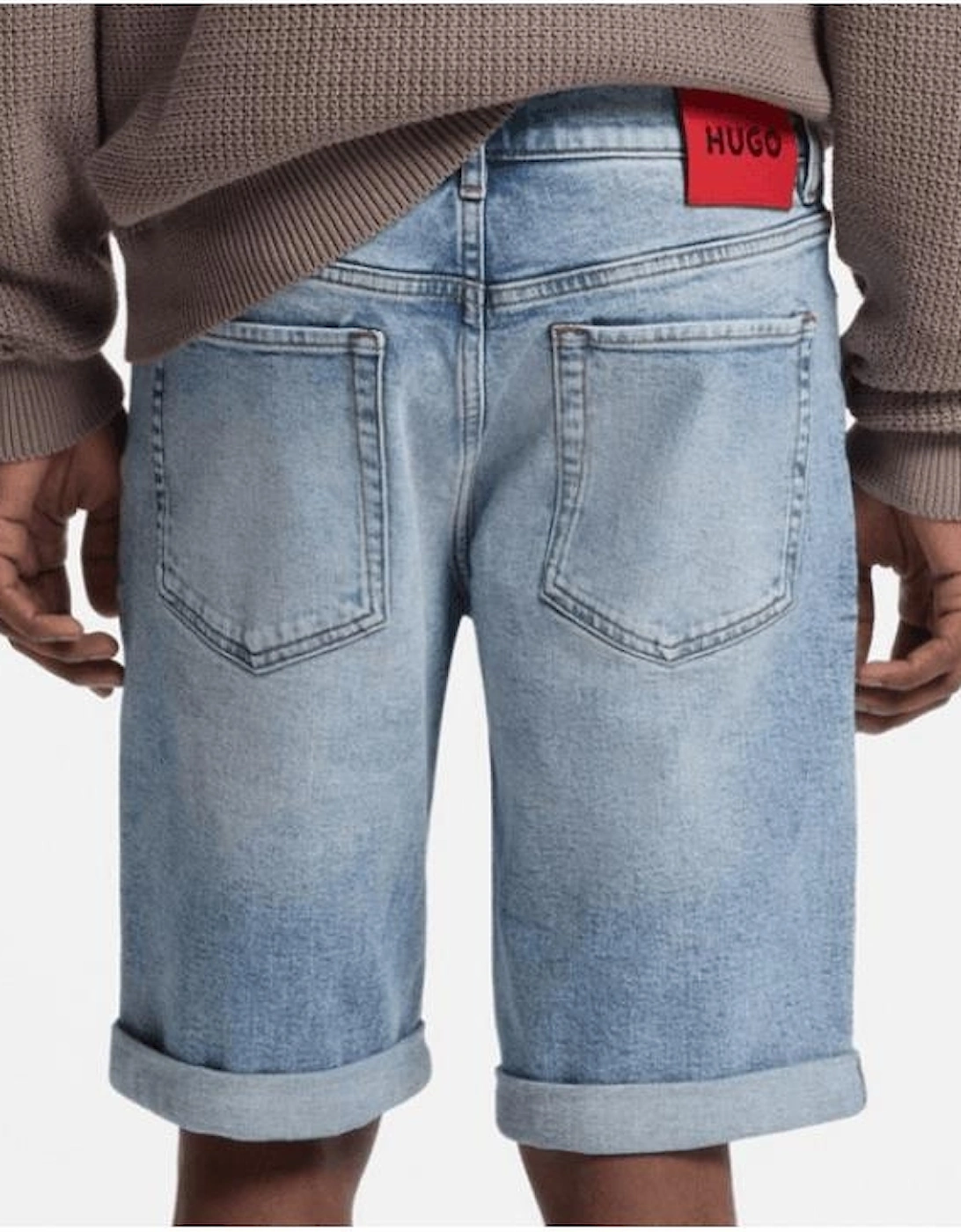 HUGO 634/S Blue Denim Shorts