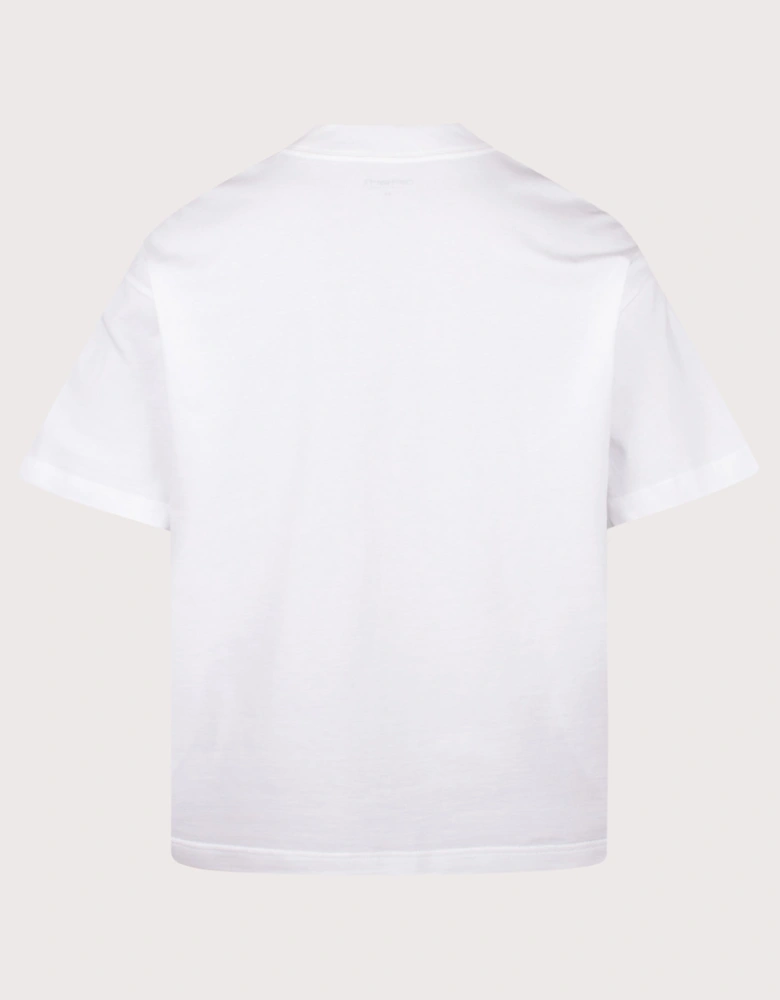 Boxy Loose Fit Link Script T-Shirt