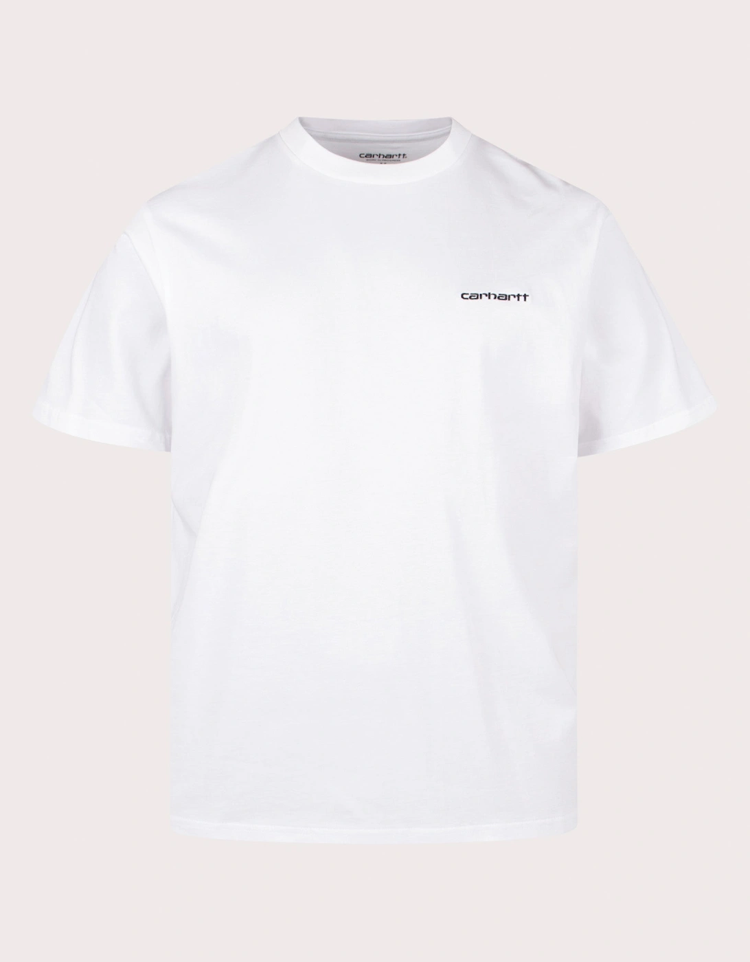Loose Fit Script Embroidery T-Shirt, 5 of 4