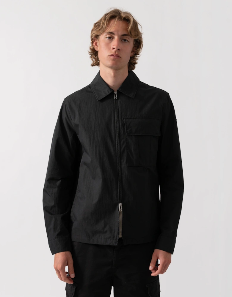 Belstaff Cargo Mens Overshirt - Black