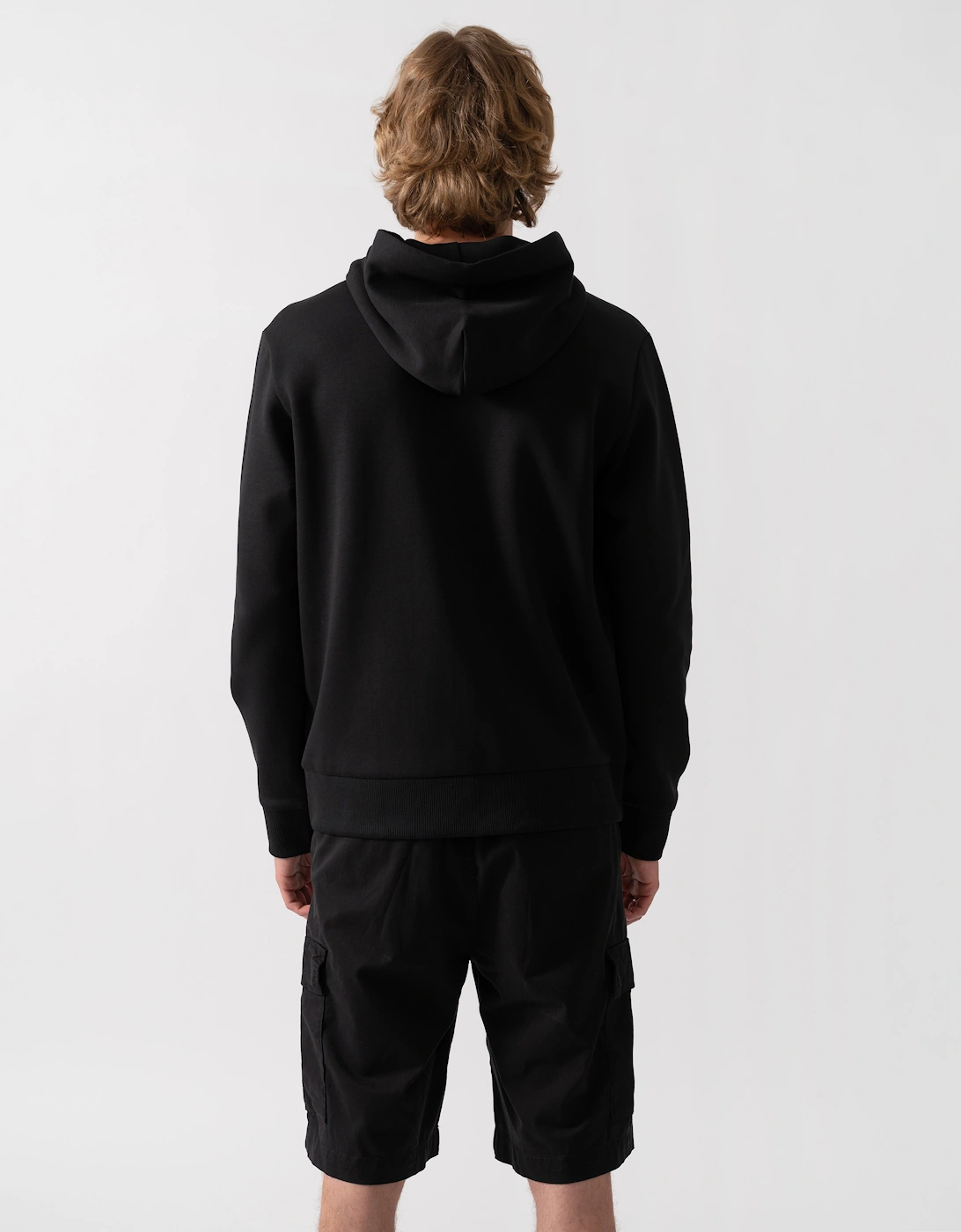 BOSS Green Saggy Mens Zip Up Hoodie - Black 001
